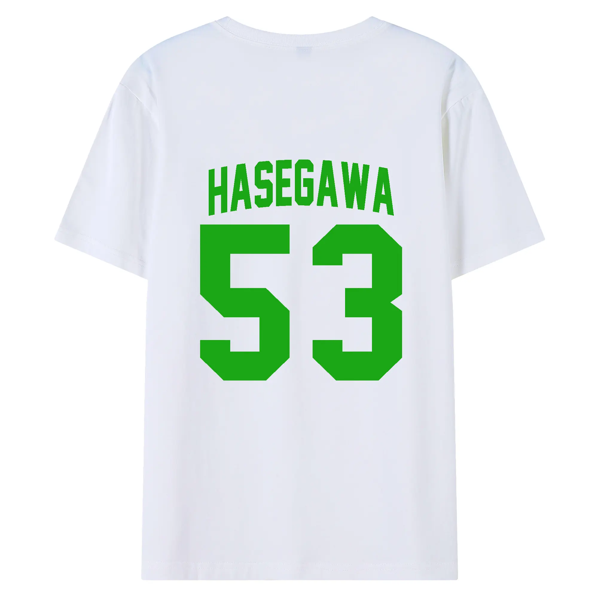 长谷川宙辉選手 #53 HASEGAWA - 綿100％ 半袖Tシャツ ・ バックプリント ・ 快適 通気性 ・ 日常使い 散歩 スポーツ用