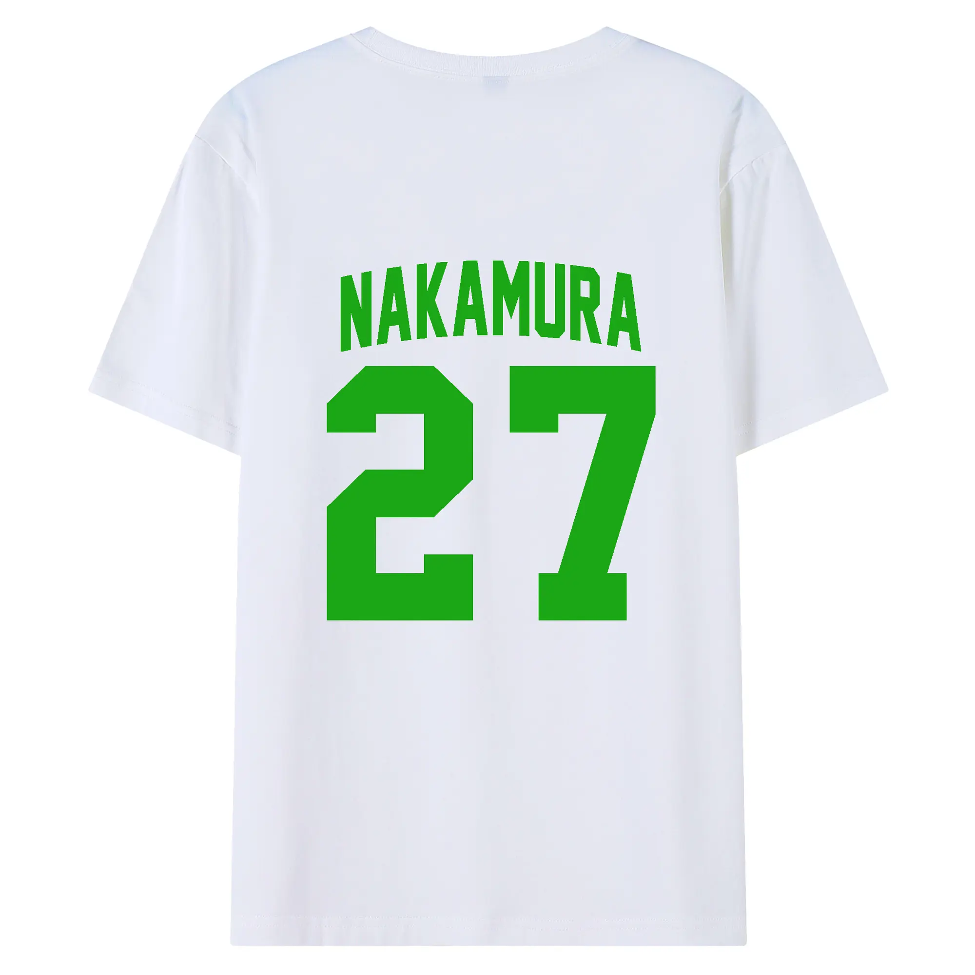 中村悠平選手 #27 NAKAMURA - 綿100％ 半袖Tシャツ ・ バックプリント ・ 快適 通気性 ・ 日常使い 散歩 スポーツ用